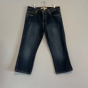 Abercrombie & Fitch Button Fly Cropped Like New Condition Size 6 100% Cotton